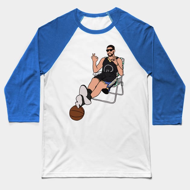 Klay Thompson Chillin' Baseball T-Shirt by rattraptees